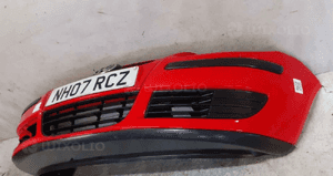 Zderzak przód przedni vw volkswagen polo 9N3 lift fl czerwony LP3G 3