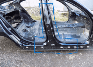 Bmw 3 G20 G21 słupek próg prawy 475
