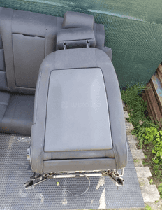 Fotele Fotel Kanapa Nieskladana Welur Czarne Soul Podlokietnik Audi A4 B6 Sedan Komplet 16