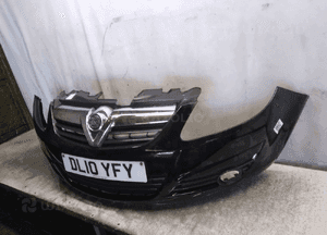 Zderzak przód przedni opel corsa d Z20R czarny halogeny 3
