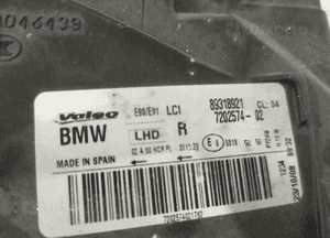 BMW 3 E90 / E91 LIFT Lampa H7 Prawa - 15187 6
