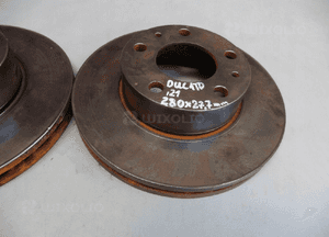 Tarcze hamulcowe przód fiat ducato jumper boxer 280 x 27,7 mm kpl 4