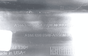 Listwa nakładka progowa lewa mercedes ml W166 7