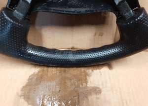 #KIEROWNICA MAZDA PREMACY 99-01r CZARNA SKÓRA SKÓRZANA (Lok. 258) 5