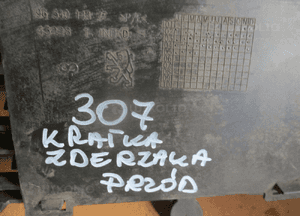 Kratka zderzaka przedniego peugeot 307 9634014477 3