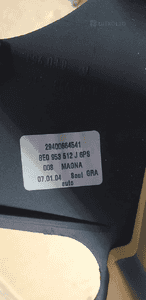 Osłona obudowa kolumny kierowniczej Audi A4 B6 8E0953515E 8E0953512J 6