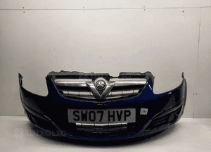 Zderzak przód przedni opel corsa d Z21B granat granatowy 1