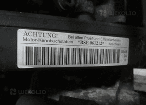 Silnik audi A3 vw seat skoda 1.6 benzyna bse 3