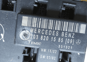 MERCEDES C 203 sterownik drzwi moduł przód tył RÓŻNE NUMERY 5