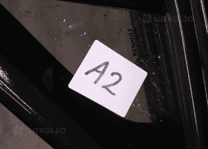 ! DRZWI PRZÓD PRZEDNIE LEWE RENAULT SCENIC 3 III NV676 CZARNE 1