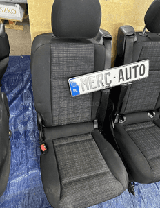 Mercedes 447 Vito EQV metris fotel comfort  kanapa ławka  trójka 2+1  koziołek  kanapa v klasA 10