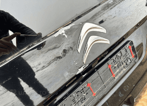 Klapa bagaznika tyl tylna citroen jumpy iii 3 expert proace ii  szyba 5