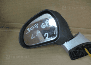 Lusterko lewe przód przednie peugeot 308 uk 6 pin 4