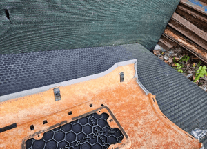 Oslona Glosnik Kratka Tapicerka Podszybie Polka Platin Hell Szyby Bagaznika Tyl Audi A4 B7 Sedan 37