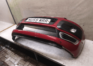 Zderzak przód przedni citroen C3 picasso kjcc bordo bordowy halogeny 3