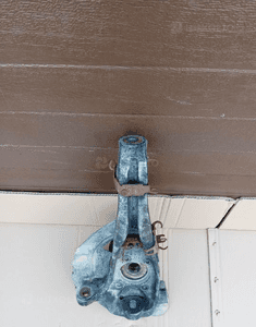 Zwrotnica piasta lewy przód przednia Porsche Cayenne 4.2 TDI 7P0407245A 5