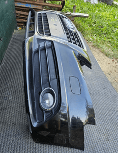 Zderzak Przód Przedni S-Line Czarny LY9B Atrapa Gril Kratki Halogeny Audi A4 B8 Sedan Kombi 09r 33