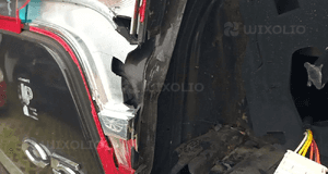 Citroen C5 II 04-08 klapa bagażnika tył szyba HB  EFBD 3