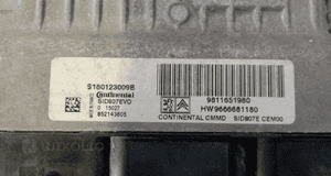 CITROEN C4 PICASSO II 1.6 E-HDI komputer sterownik silnika moduł ECU 9811651980 4
