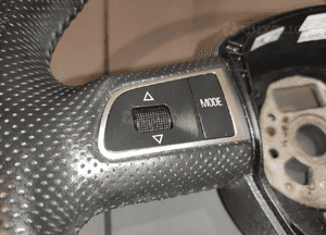 Audi Q7 4L kierownica s-line multifunkcja manetki łopatki skóra oryg bładna 11