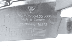 Porsche 911 991 kratka mocowanie halogeny prawy przód zderzaka 99150556403 6