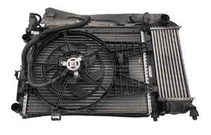 KOMPLET CHŁODNIC WENTYLATOR OBUDOWA RENAULT KANGOO III 1.5 DCI 2014-2020 1