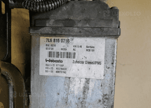 vw touareg webasto ogrzewanie postojowe 7L6815071B 4