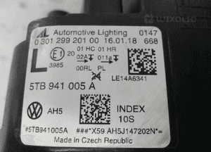 Vw touran ii 5TB lampa przednia lewa 32338908 10