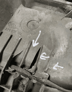 MERCEDES e 124 lampa przód przednia hella lewa prawa oryginał 9