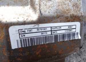 Wspomaganie elektryczne kolumna fiat grande punto żółty kabel 55701321 3