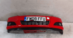 Zderzak przód przedni do opel astra h 3 lift fl iii Y547 czerwony halogeny 1