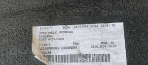 Wykładzina podłoga bagażnika dywan Mercedes W209 A2036805042 6