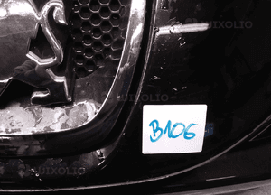Zderzak przód przedni do peugeot 308 ktvd ktv czarny halogeny 4