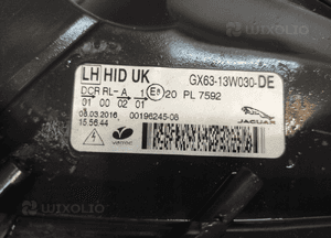 Jaguar xf ii X260 3.0D lampa xenon lewy przód lewa przednia oryginał uk 12