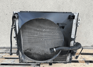Komplet chlodnic wentylator range rover vogue 4.4 4