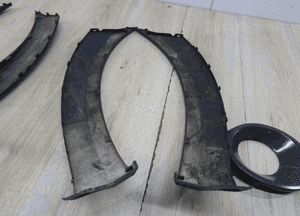 Listwa zderzaka prawa skoda octavia ii scout 1Z0 1Z0853085A 7