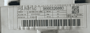 Citroen C5 III X7 1.6 2.0 2.2 HDI zegar licznik 9666326880 9665368980 9666326880 8