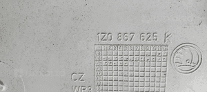 Listwa osłona podsufitki tył Skoda Octavia II Sedan 1Z0867625K 4