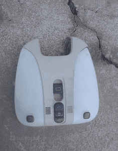 MERCEDES CL 215 skóra   konsola deska kokpit jasna szara 6