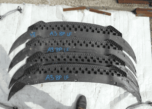 Audi A3 8P0807233 lift płyta osłona 4