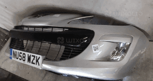 Zderzak przód przedni do peugeot 308 halogeny ezrc srebrny 3