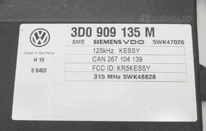 MODUŁ KESSY 3D0909135M BENTLEY TOUAREG I7L 4.2 2