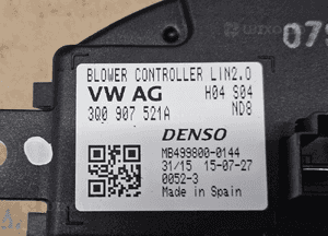 VW Passat B8  rezystor dmuchawy nawiewu opornik sterownik 3Q0907521A 2