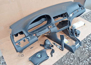 Konsola AIRBAG pasy poduszki sensor BMW 3 E46 komplet 4