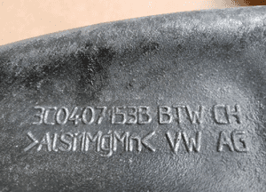 Wahacz lewy przód przedni VW Passat B6 3C0407153B 5