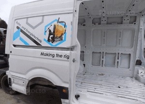 VW Crafter 2 II 2017- BŁOTNIK ĆWIARTKA BOK PRAWY TYŁ L2H2 4