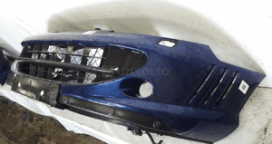 Zderzak przód przedni do peugeot 407 coupe pdc spryskiwacze lamp xenon kpld granat granatowy halogeny 3