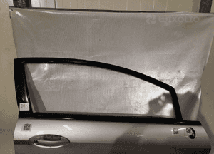 Drzwi przód przednie prawe do ford fiesta MK7 vii 3D 3 drzwi hb srebrny moondust dust silver 6