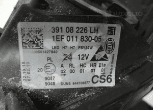 Opel corsa lampa przednia lewa 4