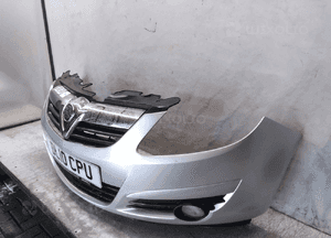 Zderzak przód przedni opel corsa d Z157 srebrny halogeny 2